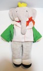 Babar The Elephant 1977 Plush Stuffed 21  Tall Doll Eden Toys Vintage Brunhoff