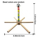 Large Size Rotating Bird Perch Toy Parrot Play Rack  For Pet Birds