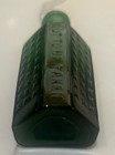 Rare Antique 1o z  Emerald Deep Green Poison Bottle