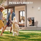 Dog Door For Wall  Medium Pet Door With Aluminum Frame And Double Flaps