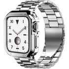 Stainless Steel Iwatch Band Strap With Case For Apple Watch Series 8 7 6 5 4 Se
