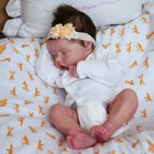 18in Real Reborn Sleeping Baby Dolls Lifelike Newborn Body Silicone Vinyl Doll