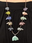 Zuni Fetish Necklace W  Large Bears By Debra Gasper  Ray Tsethlikai   Multistone