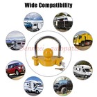 Trailer Lock Universal Adjustable Heavy-duty Towing Hitch Lock Couple  