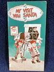 Vintage My Visit With Santa Department Store Souvenir Photo Holder Christmas