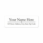 60 Return Address Labels Personalized Easy To Read Printed Custom 3 4 X 2 1 4 