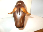 2020 Peter Chapman 3d Interlocking Hand Carved Wood Walnut  yak  Puzzle Signed