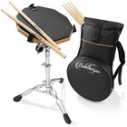 12  Practice Pad Drum Set With Snare Stand  Carrying Bag  Drumsticks