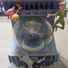 Disney Peter Pan  Clock Tower Globe tinker Bell No Fluid In Globe  Peter Leg Off