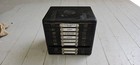 Dentist Supply Co New York - Porcelain Teeth Bakelite Chest  Missing 1 Drawer