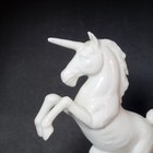 Vintage White Ceramic Unicorn Figurine Omc Japan Otagiri 