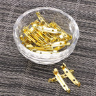 30pcs Locking Pins Backs Safety Clasp Brooch Badge Bar Jewelry Pins For Diy Craf