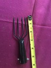 Vintage 4 Tine Fish Spear Frog Gig Black Metal Fork