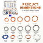 105 Pcs Car Oil Drain Plug Gaskets Assortment  Id M10 M12 M14 M16 M18 M20 Engine