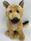 2015 Fao Schwarz Toys R Us 14  Sitting German Shepherd Dog Realistic Plush