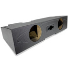 Silverado Sierra 07-18 Crew Cab Subwoofer Box Enclosure 2x10 Ported Front Fire