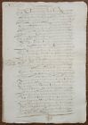 1620 Old Colonial Spanish Peru Document Handwritten 10 Pages With Signatures
