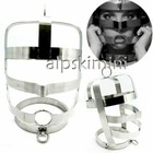 Gag Games Restraint Stainless Steel Heavy Man women Mask Helmet Ring Mouth