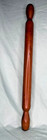 Vintage Wooden Rolling Pin 20 1 2 Inches Dark Wood