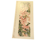 Gary Bukovnik watercolors Signed Lilies Floral Painting Adi Gallery 1980 Poster