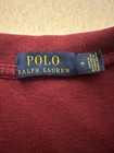 Medium Men   s Polo Ralph Lauren Burgundy Half-zip Pullover Sweater
