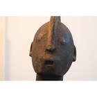 Vintage African Statue Figural Wood Tribal 14 Inches  