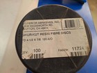 100 Shur-kut 11724  Resin Fibre Discs 4-1 2  120 Grit 2ap120