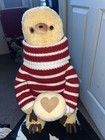 Gund Pusheen Sloth 17  Striped Sweater Latte Plush B n Exclusive Great Condition