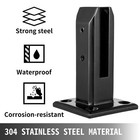 Stainless Steel Glass Clamp Square Railing Pool Fence Balustrade Stairs Spigots