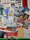 Huge Collection Lot Of Vintage Travel Maps  Brochures  Guides  Post Cards 