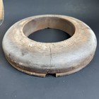 Vintage Unmarked Wood Hat Block Millinery Hatters Brim Mold Form  514 7 3 8 3