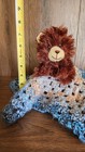 Homemade Crochet Teddy Bear Plush Stuffed Animal Security Blanket Toy