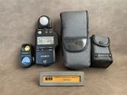  mint  Minolta Auto Meter Iv F Light Flash Meter   5 Degree View W  Case Japan