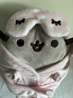 2019 Gund Claire s Exclusive Pusheen Cat Sleepover Robe And Mask Plush Nwt