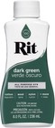 2pkrit Liquid Fabric Dye 8ounce Dark Green  Tinte L  quido Para Telas Verde Osc