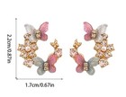 Butterfly Earrings Flower Easter Spring Fashion Jewelry Fast Free Ship 0 7 Inch
