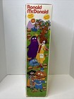 1978 Ronald Mcdonald Whistle   Grimace Plush Doll Hasbro 21  New Open Box  1 Z5