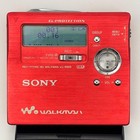 Sony Mz-r909 Md Walkman Red Portable Minidisc Recorder Player Md Walkman Audio