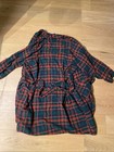 Vintage Llbean Mens Robe Red Scotch Plaid Usa Large Tall Freeport Maine 80s 90 s