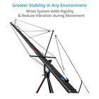 Proaim Wave-9 40ft Camera Crane Base Package With Big Heavy-duty Stand   Dolly