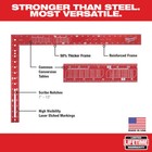 Milwaukee Mlsq024 16  X 24  Aluminum Durable Framing Square