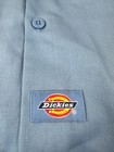 Large Light Blue Dickies Short Sleeve Work Shirt With Pockets