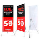 Anley Custom X-stand Banners   Signs Customize Banner For Trade Show And Display
