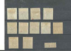 St lucia Victoria Definitives Scott 27  41 Mint And Used Group 