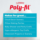 Poly-fil The Original Premium Polyester  Soft Pillow Stuffed Animals  Toys  Clou