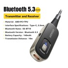 2-in-1 Bluetooth Audio Receiver Transmitter Wireless Bluetooth 5 1 3 5mm Aux