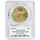 2019-w Burnished  50 American Gold Eagle 1 Oz Pcgs Sp70 Thomas Cleveland Sign   