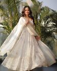 Gown Salwar Kameez Pakistani Indian Wedding Party Wear Dress Bollywood Suit New2