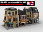 Moc Instructions  pdf  Modular Street Building  4 Mocs 