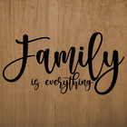 Family Is Everything Vinyl Decal Sticker Wall Home Door D  cor Design Family